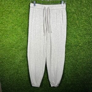 Aeropostale Gray Heather Jogger Sweatpants Mens Small Drawstring Lounge Pants